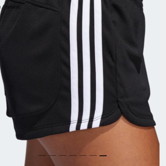 Adidas Pacer 3S Knit Shorts - Picture 1 of 5